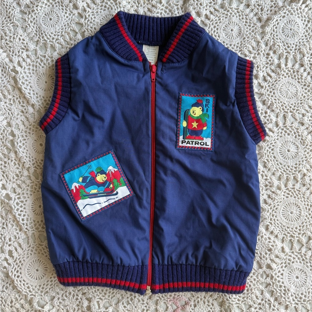 Vintage Toddler Ski Patrol Vest